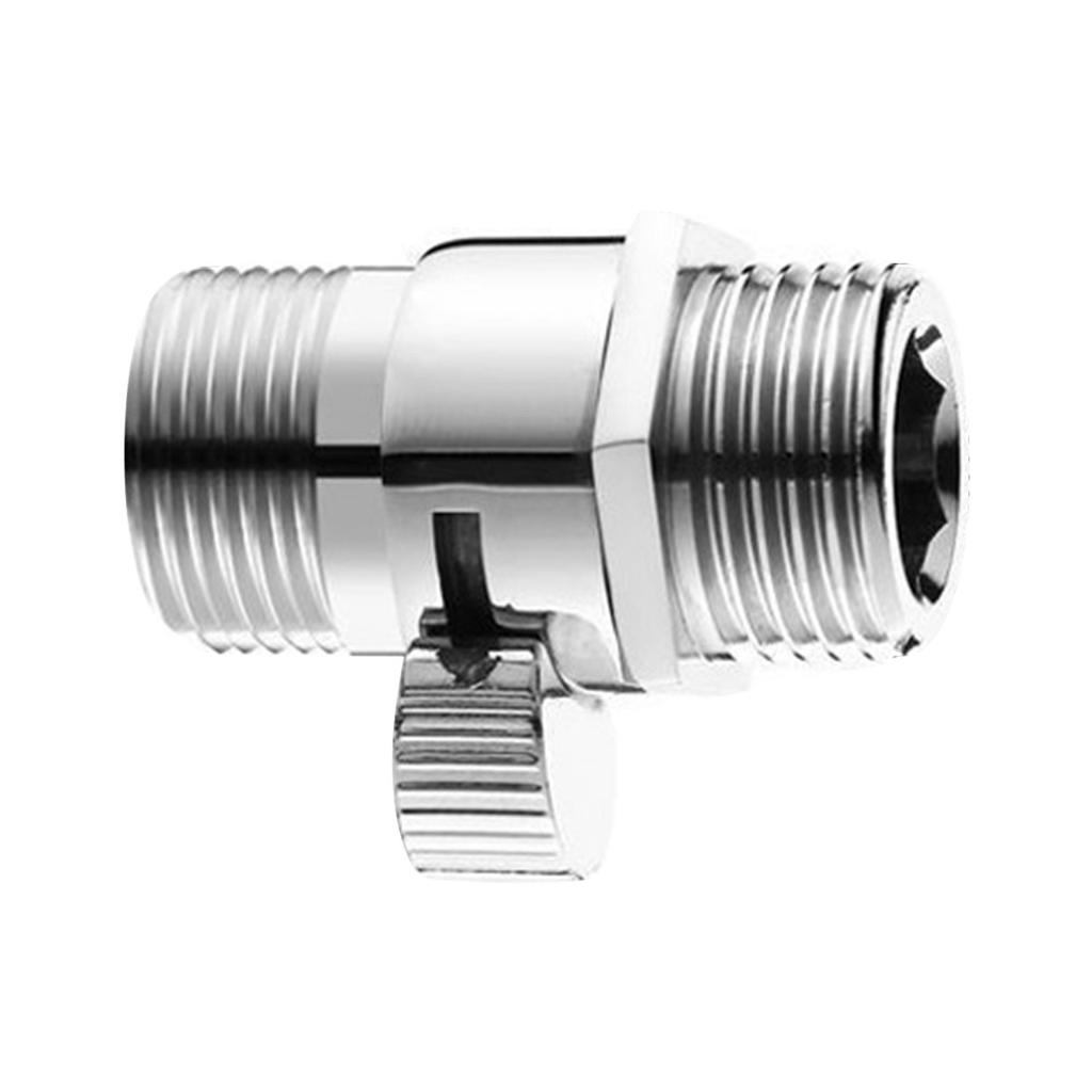 Convenient Shower Head Water Control Adjustable Brass Shower Head Shut Off Valves Smooth Operation for Hand Shower Arm