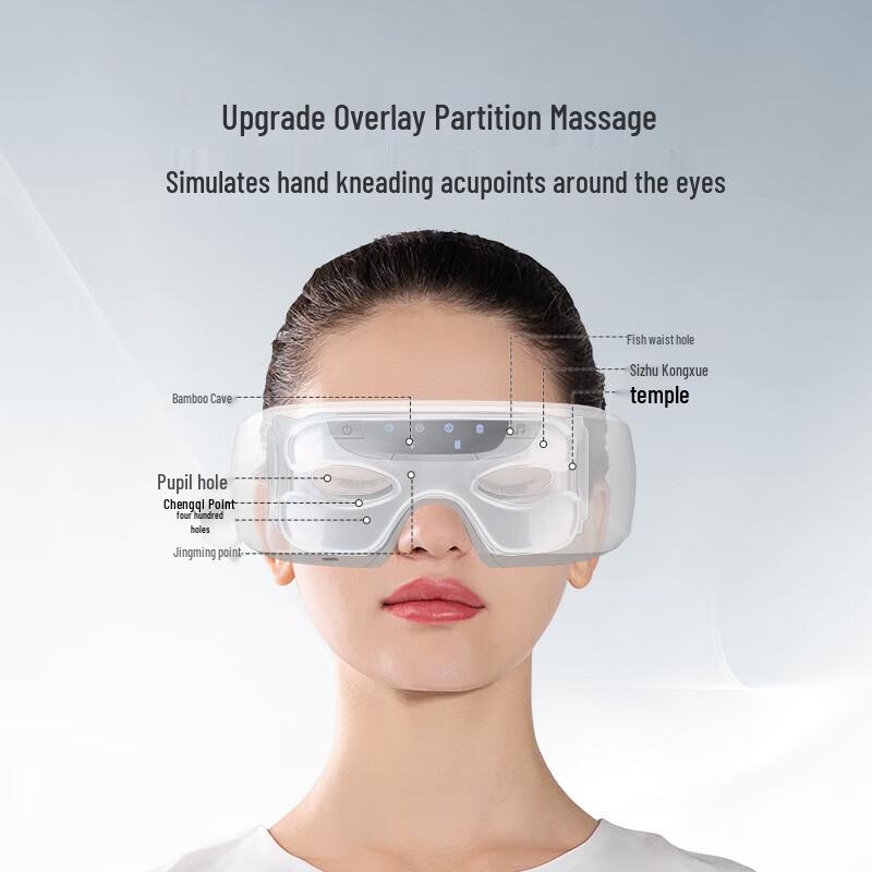 Dis E20 Smart Eye Massager with Heat & Bluetooth Music