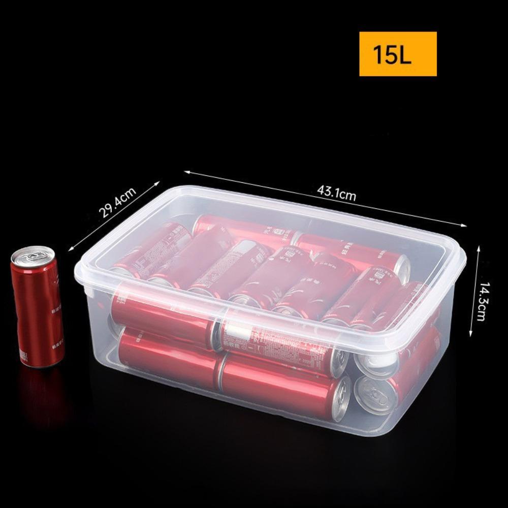 Resuable Kitchen Storage Box Rectangular Food Sealed Case Transparent Storag Box  Kitchen Organizer