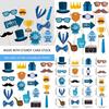 Fathers Day Photo Prop Party Decor With Paper Materials For Themed Celebrations
