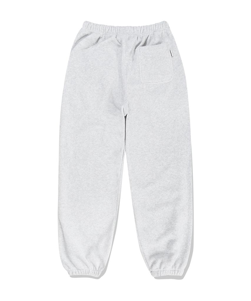 Gainsboro Soft Fleece Jogger Pants_White Melange