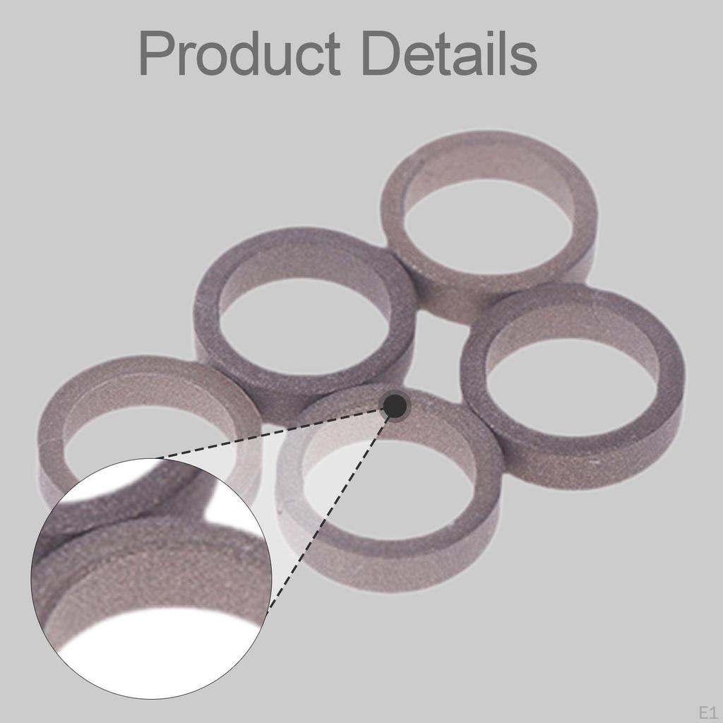 5x Piston Rings for Air Compressor Sturdy Professional 40mpa 30mpar Supplies Replacement Simple