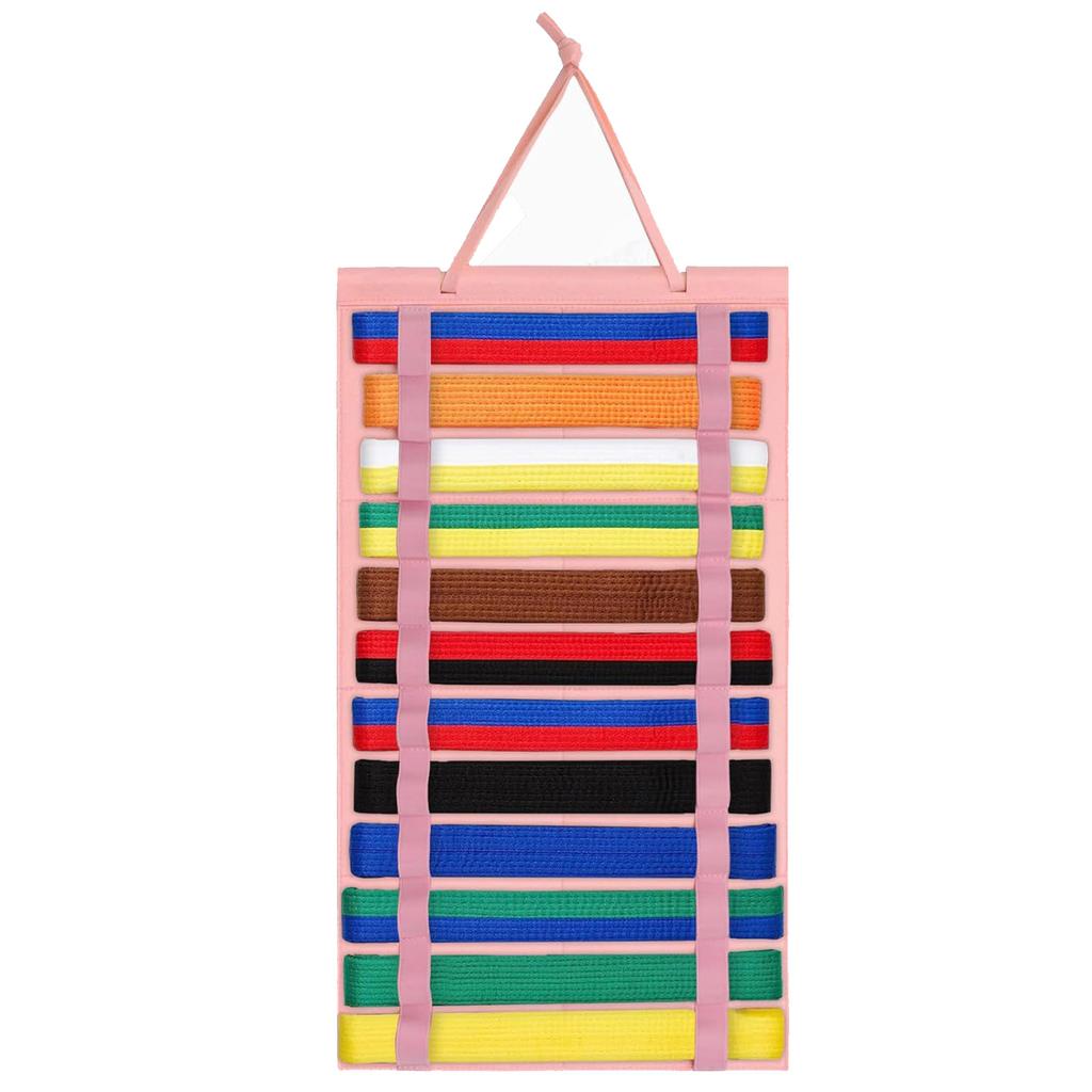 Belts Organize and Exhibit Solution Portable Belt Storage Hangings Bag Convenient Belt and Medal Display Organizer