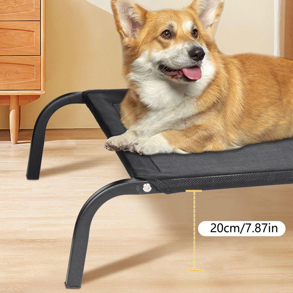 Waterproof Elevated Bed for Dogs Non Skid Mesh Dogs Kennel Pet Camping Beds Sleeping