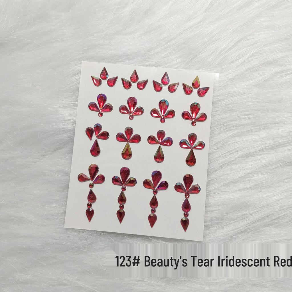 Kids' Rhinestone Eye and Brow Stickers for Makeup and Performances