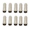 100pcsBNC Female Connector Solderless BNC Female to BNC Jack Extension Cable Coupler for CCTV Camera Security Surveillance System