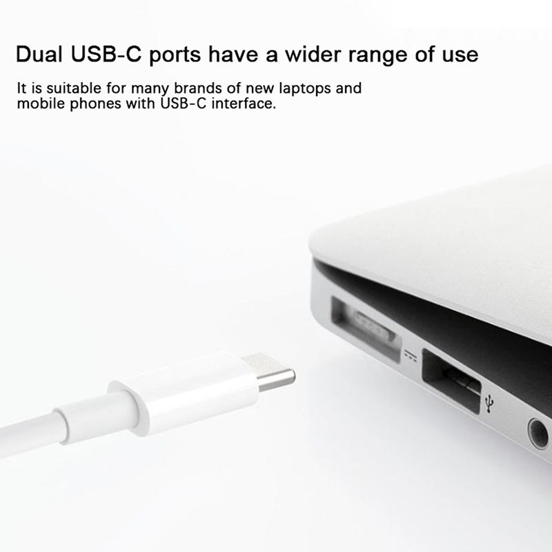 Usb Type C To Usb C 65W 4A Pd Quick Charging Cable Type C Fast Charger Cable For Mobile Phone Laptop 1/2M