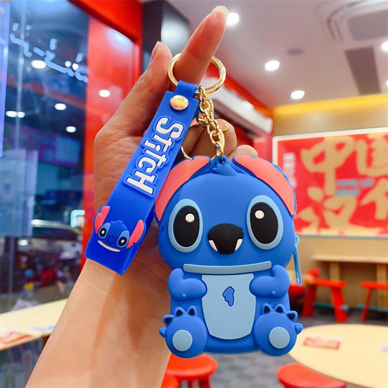 Cartoon Animal Silicone Keychain Bag - Kids' Coin Purse & Toy Pendant