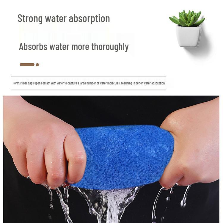 Extra Large Super Absorbent Coral Fleece Car Wash and Drying Towel with Interior Duster Function
