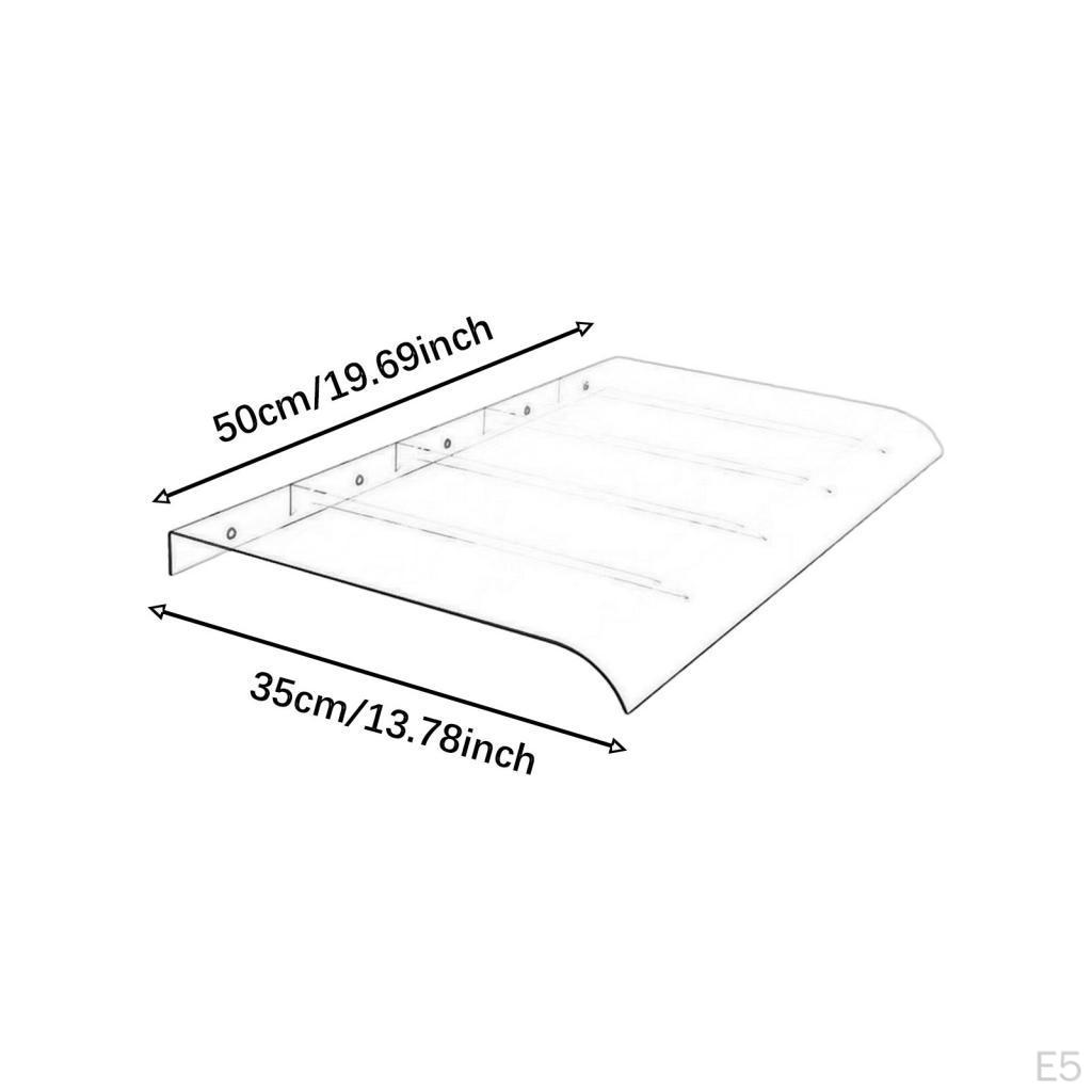 Door Canopy for Window Awning, Protection Against Weather Elements Outside