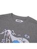 KIRSH X Sunonebird Main Graphic Big Oversized T-Shirt [Melange Gray]