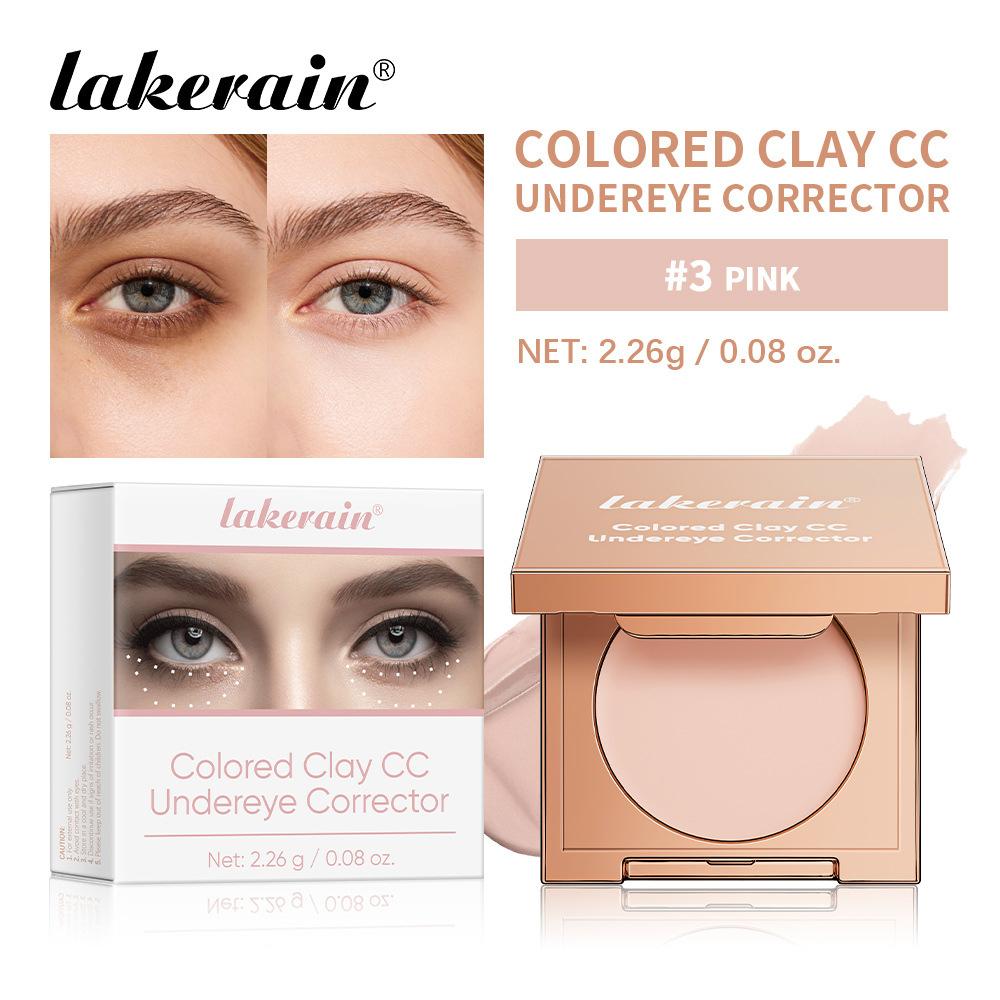 Undereye Color Correction Concealer Fine Clay Texture Brightening Smoothing Skin Waterproof Moisturizes Quick Cover Dark Circles