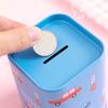 Square Tinplate Piggy Bank Cartoon Coin Cash Storage Jar Container Children Money Saving Box Decoration Boys Girls Gift
