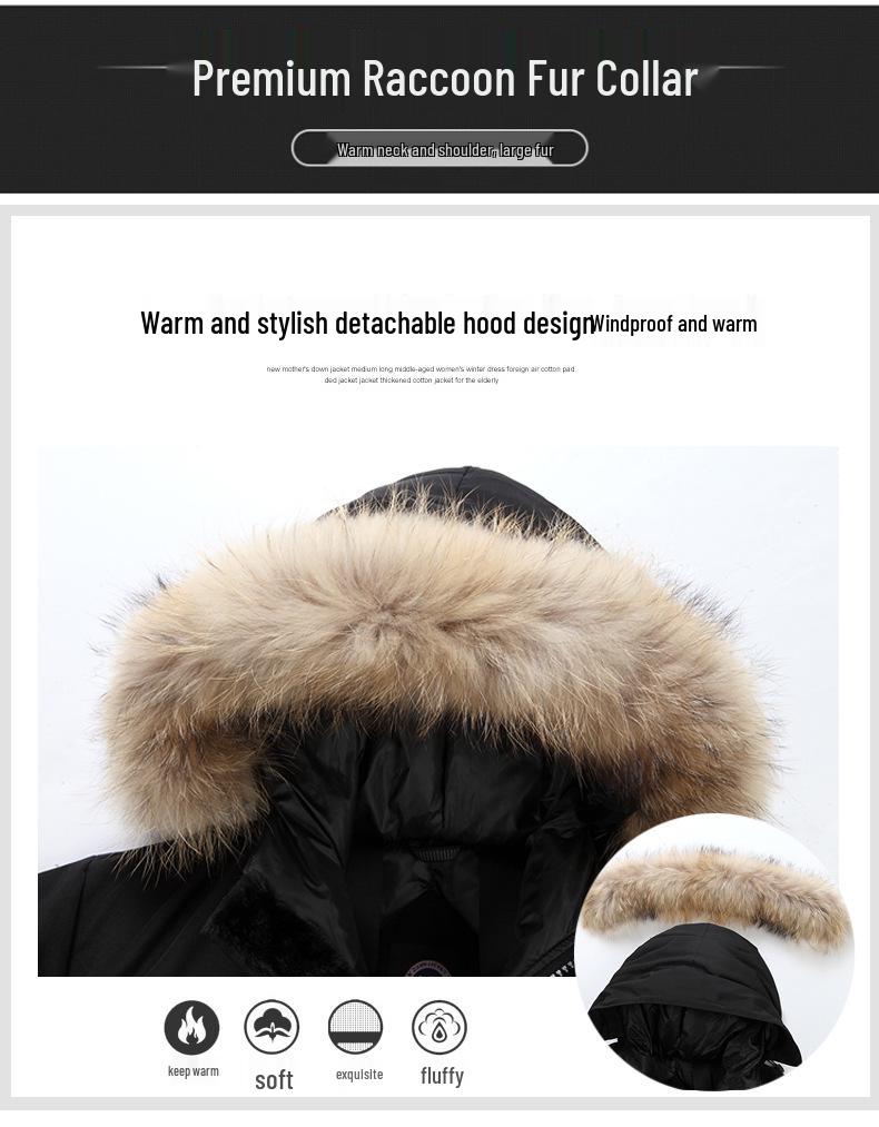 Winter 2024 Unisex Mid-Length Down Jacket - Clearance Sale Expedition Coat