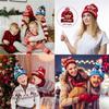 Xmas Tree Snowman Cartoon Knitted Cap Sweater Beanie Christmas Hat LED Hat
