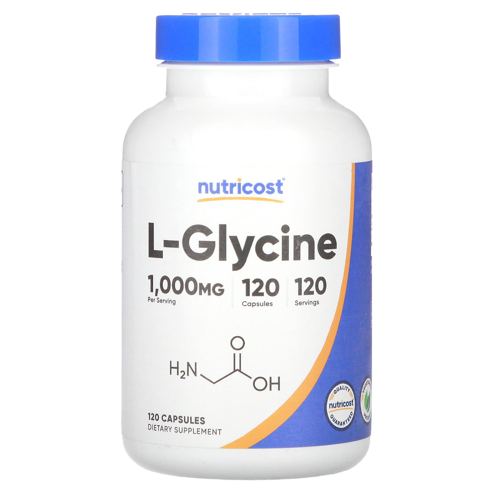 

L-Glycine, 1,000Mg, 120 Capsules