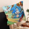 Classic Anime S-Sonic Cushion Cover Polyester Sofa Cushions Decorative Throw Pillows Home Decoration Pillowcover