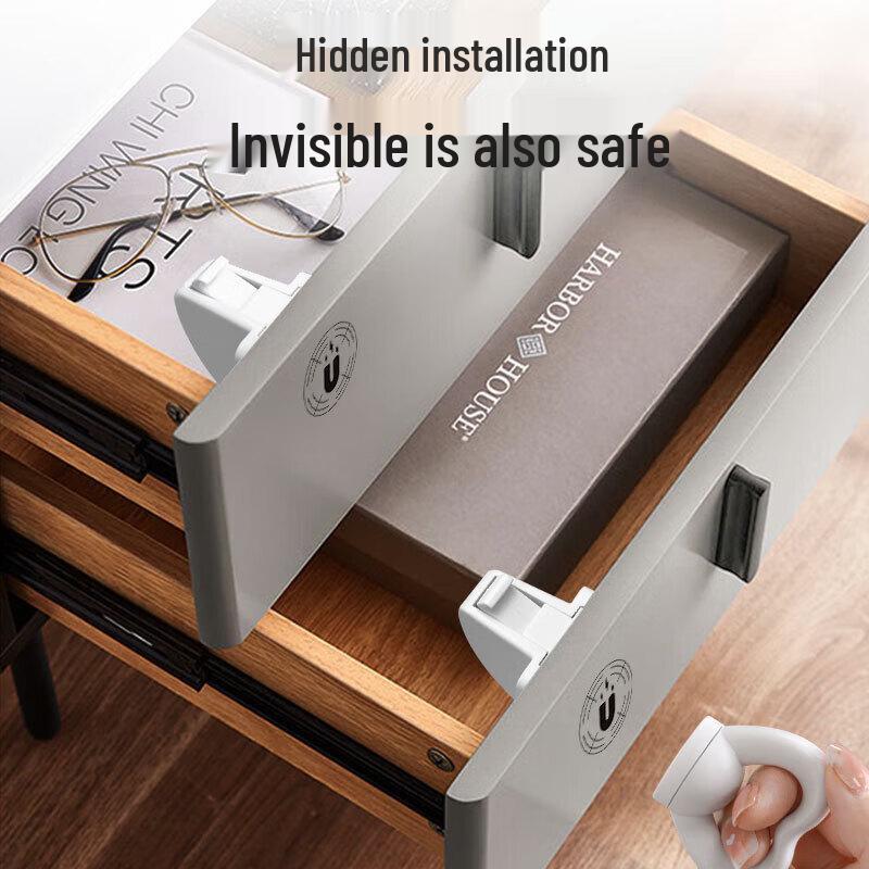 Magnetic Invisible Drawer Safety Lock