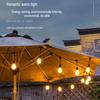 S14 Outdoor Waterproof LED Tent String Lights - High Brightness Pendant for Garden & Courtyard Decor