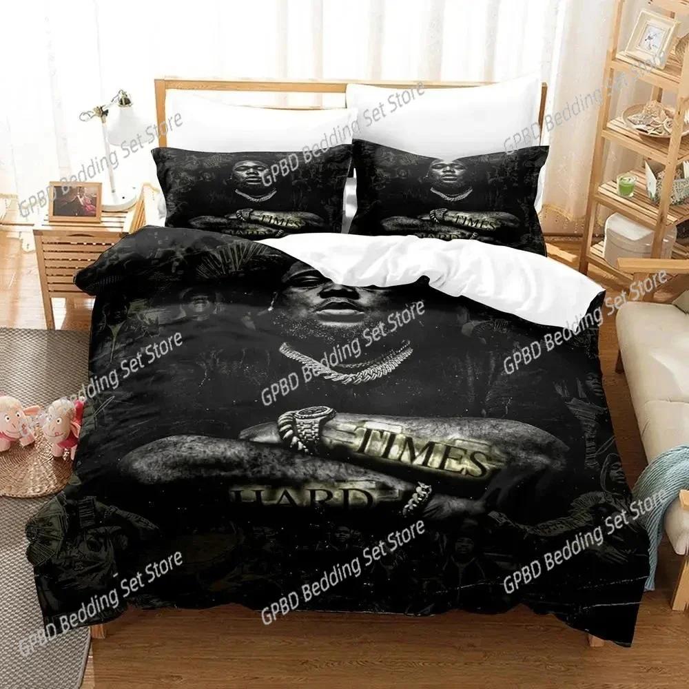 3D Print Rapper Rod Wave Bedding Set For Bedroom Soft Modern Bedspreads Comefortable Kids Duvet Cover Quilt Cover And Pillowcase