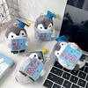 Cute Cartoon Penguin Keychain Soft Plush Creative Pendant Plush Doll Soft Keychain  Gifts for Girls