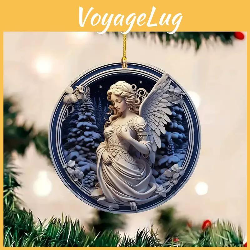Surface Flat Acrylic Angel Vehicle Decor With Modern Design Accessories For