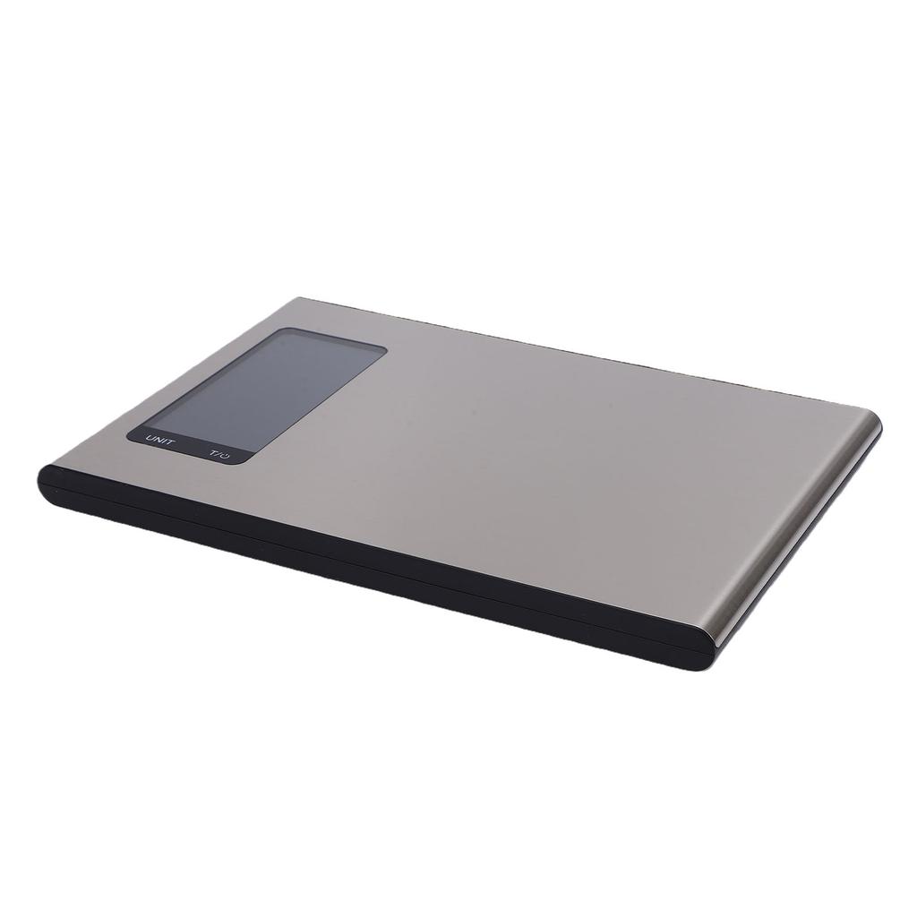 Balanza de Cocina Inteligente Digital de Acero Inoxidable para Pesar Alimentos con Pantalla HD para Planificación Positiva de la Dieta