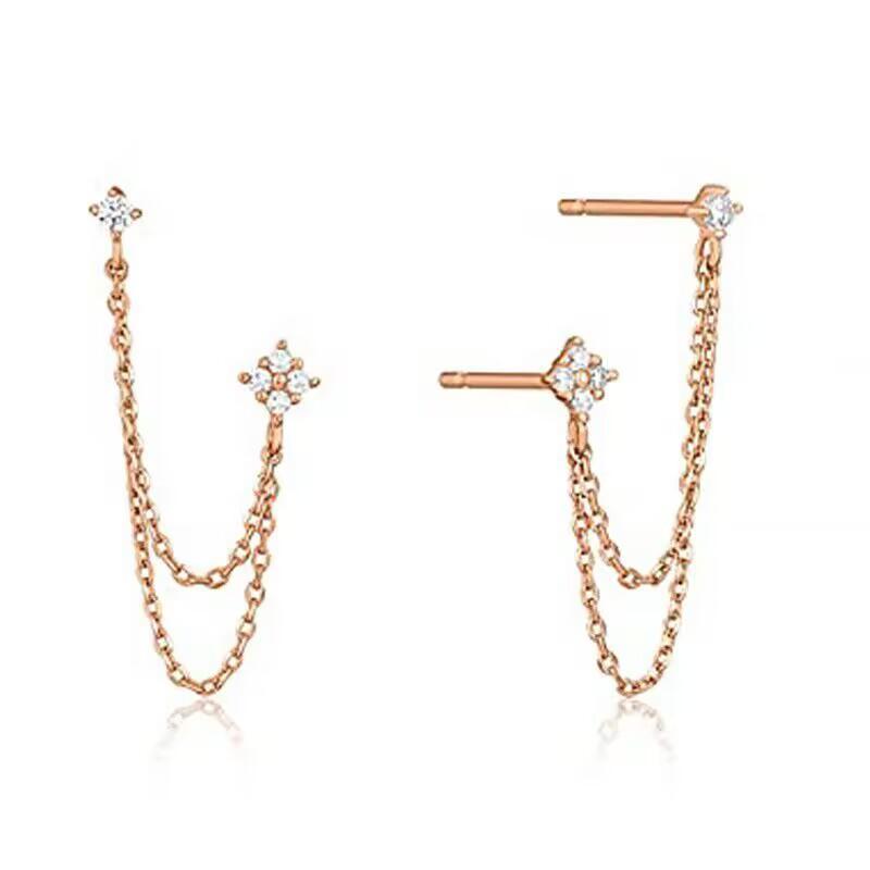 Fashionable and Exquisite Chain-style Fringed Personalized Earrings for Women