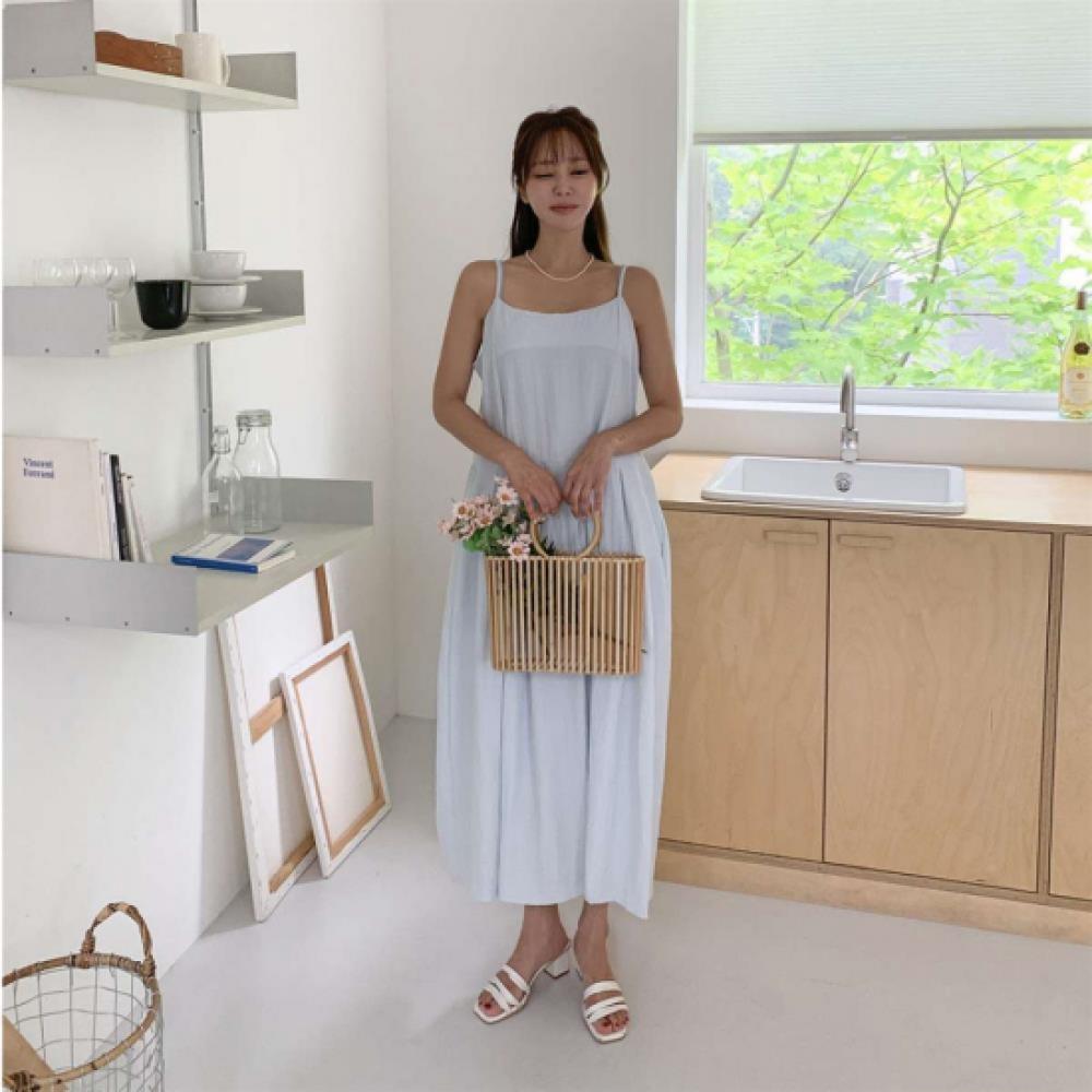 New Arrivals Open Run Women PolYester Oversized Flare Long Dress With Shoulder Y