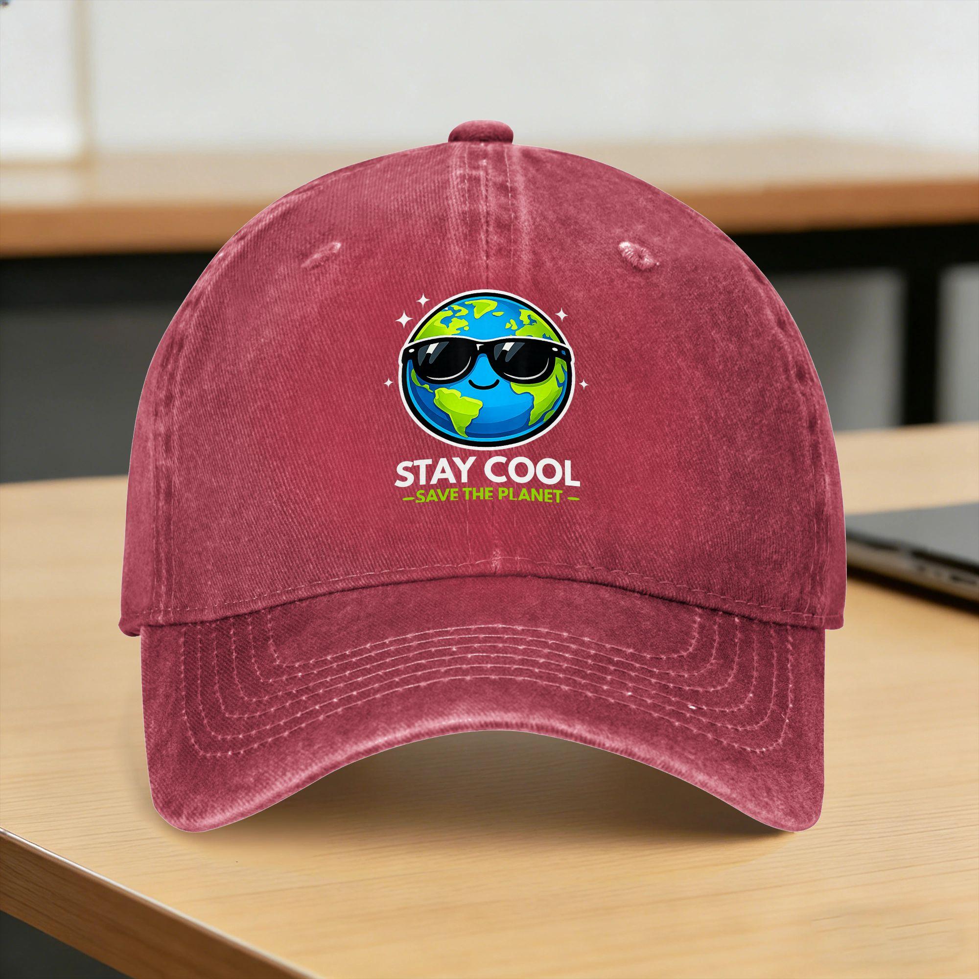 Earth Day Earth Save The Planet Casual Baseball Cap For Couple Women Spring Hunting Camping Trucker Hat Hot Sale Baseball Caps One Size