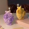 Practical Heart Shape Flower Candle Silicone Craft Mold For DIY Art Projects And Home Decors Accessories Creation