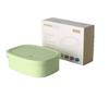 Customizable Silicone Lunch Box with Multiple Capacities, Microwave & Fridge Safe, Perfect for Office Workers & Students