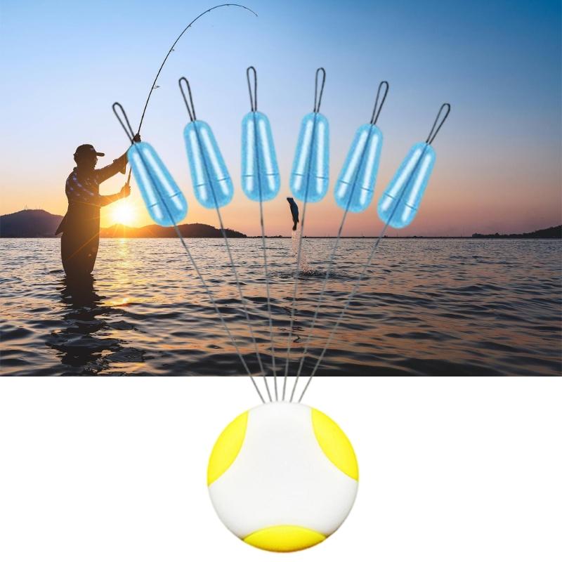 10Pcs Anti Entanglement Silicone Space Beans Fishing Tackle Fishing Line Replacement Space Bean for Knot Protections