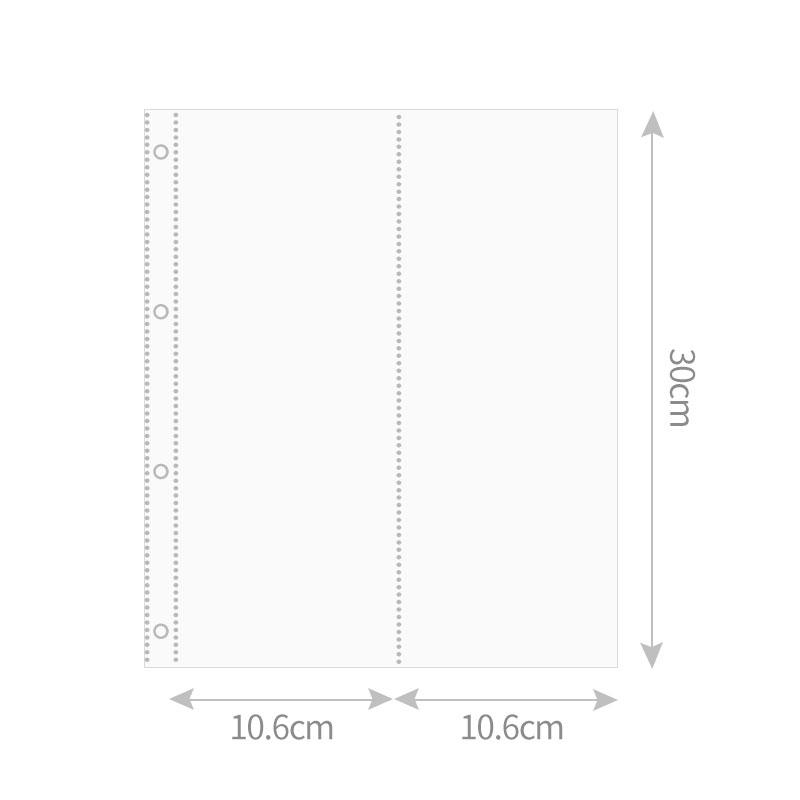 Sweet Heart Cutout Binder A4 Macaron Gradient Card Album D-Ring Loose-Leaf Cute Photocard Holder for K-Pop Idol Photo Collection