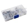 580pcs/set 10 Sizes 1.5-10mm Stainless Steel Shaft E Clip Snap Circlip Washer