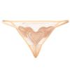 Women Floral Perspective Sexy Panties Briefs Heart G-string Thong Underwear