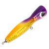 Big Popper Lure Attractive Color Reflective Design Basswood 18cm 120g Wooden Bait for Bass Tuna GT Trout