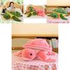 Cuddly Pink Turtle Stuffed Plush Toy Crystal Soft Sea Turtle Pillow For Children