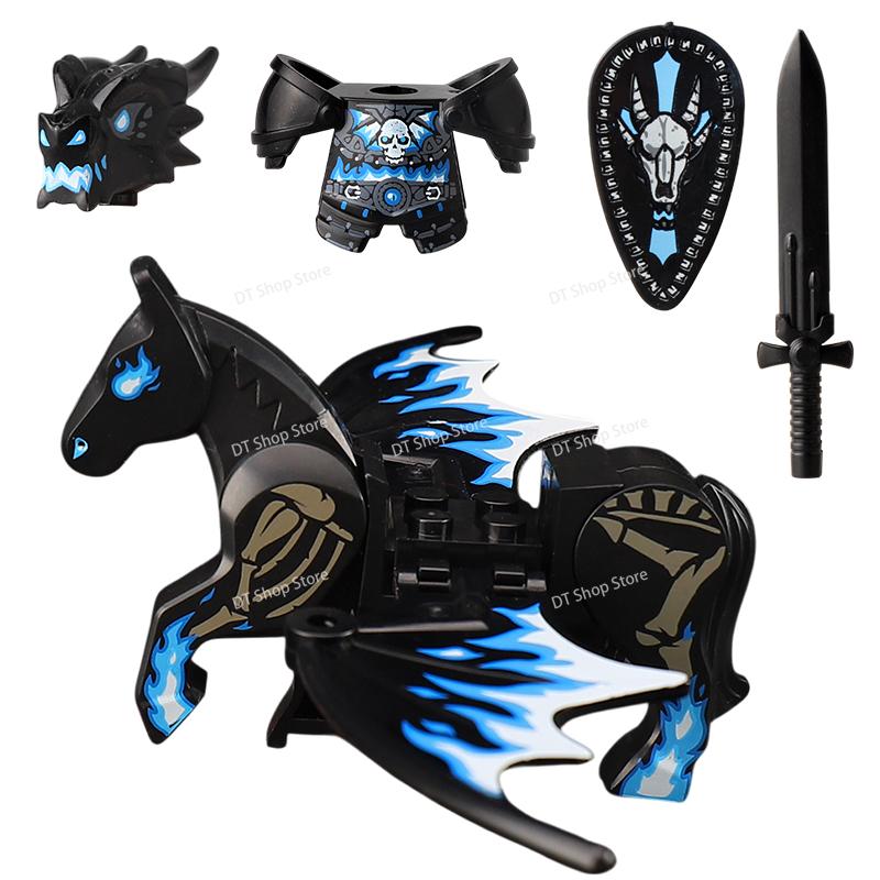QQ04-7 Dragon Knights Heavy armor Bricks Assemble Building Blocks Action Figures accessories bricks Model Toys Christmas Gifts