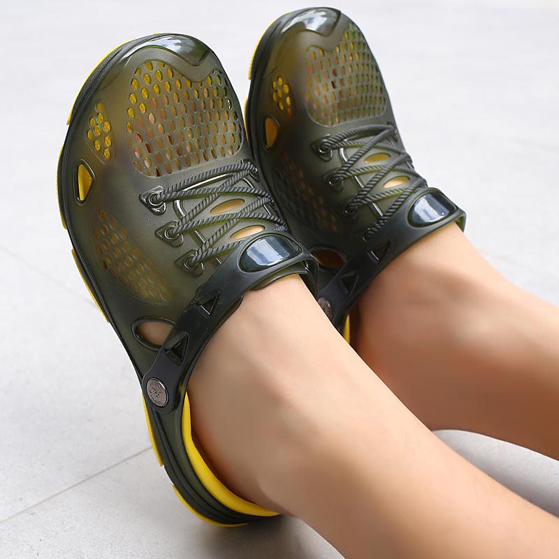 Hole Shoes Sandals and Slippers Mens Shoes Beach Shoes