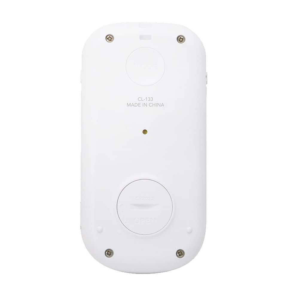 Doretec Calculator with Vibration Alarm and Vibration Switching Includes Neck Strap CL-133WT Clock-equipped Timer, Alarm, + Vibration, Functions,