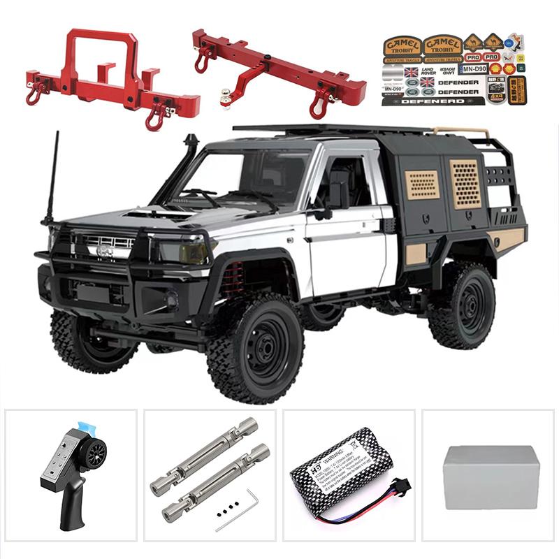 RE02The New MN MN82s MN82 Genuine Toyota LC79 Pickup Remote Control Mode Four-wheel Drive Off-road Mountain Bike Toy Christmas Gift