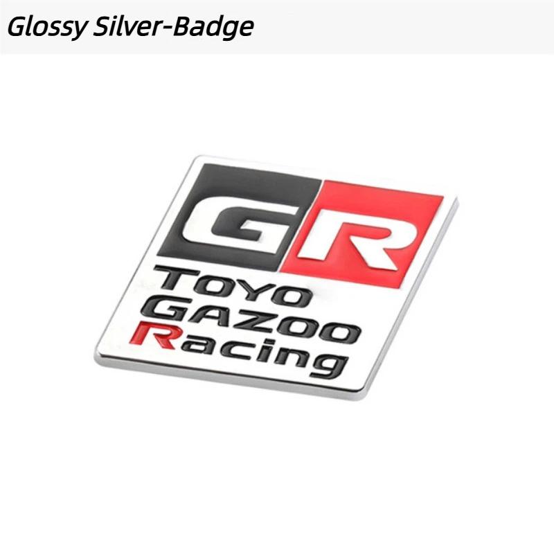 Kovová nálepka na auto GR Gazoo Racing Logo Znak Odznak Obtisk pro HV Y-ARiS GRMN 86 P-rius H-arrier