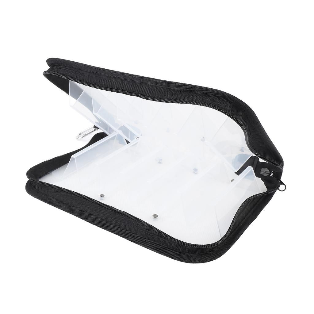 Torba na przynęty wędkarskie Przezroczysta Przenośna Wodoodporna 12 przegródek z haczykiem Pojemnik na sprzęt wędkarski