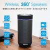 OHM Electric AudioComm Wireless Speaker 360° ASP-W360N 03-2500
