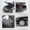 1:24 Scale 530LI 760LI Car Model Toy Alloy Body Rubber Tires Sports Cars Wheel Steering Shock Absorption Models Decorative Gifts