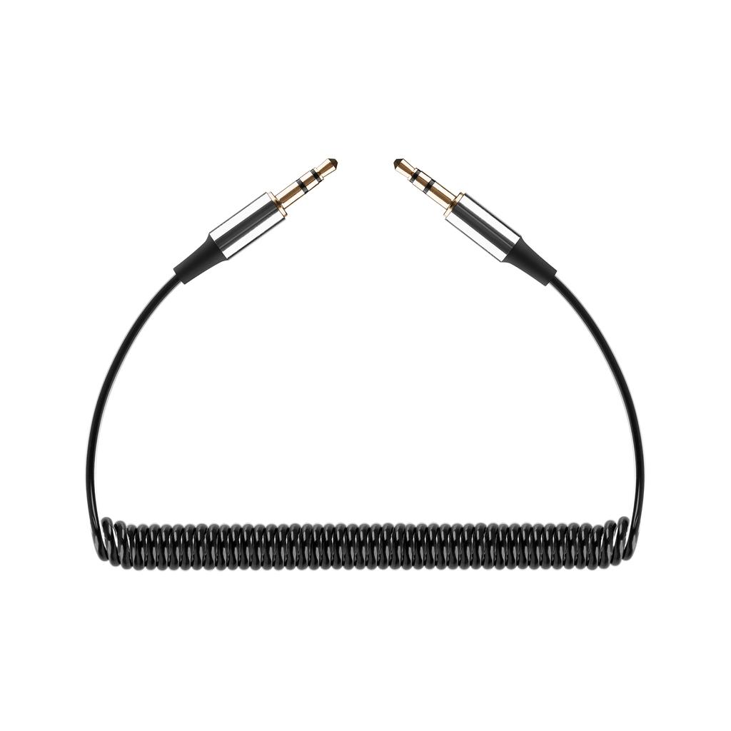 3.5mm mini jack AUX cable 1m Rebel spiral audio cable