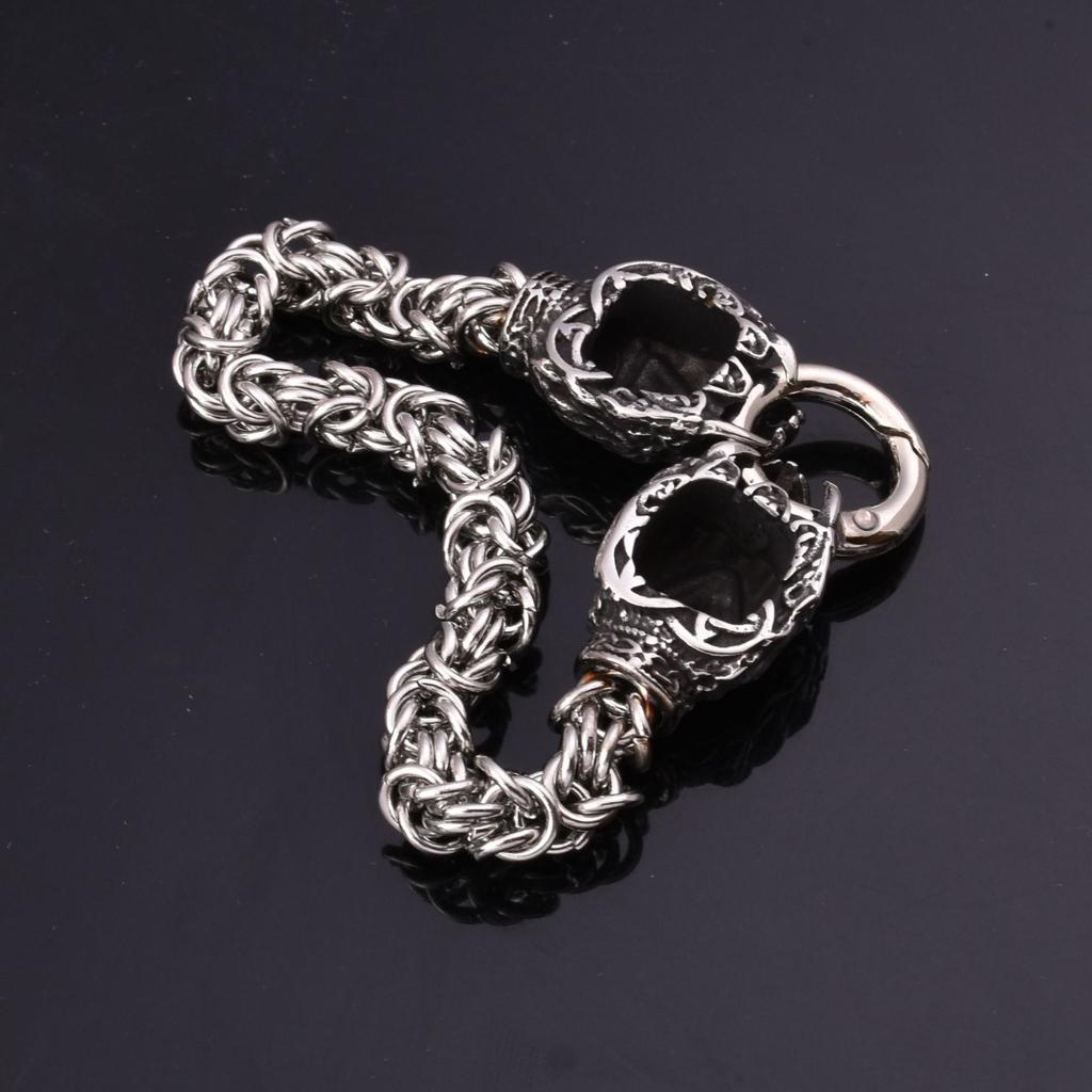 Stainless Steel Viking Bear Claw Wolf Claw Bracelet Men 'S Domineering Stainless Steel Bracelet 