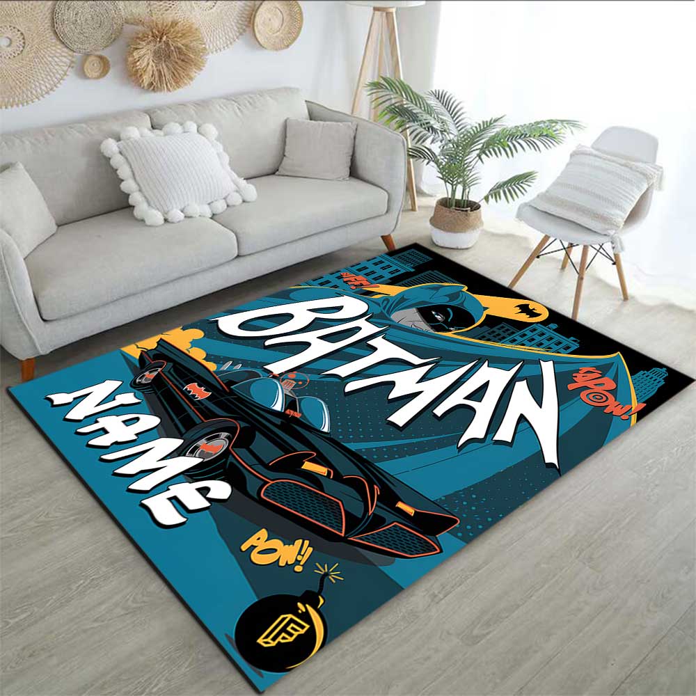 Warner Bros. Works Customize your name rug, office chair cushion, home bedroom living room gift.