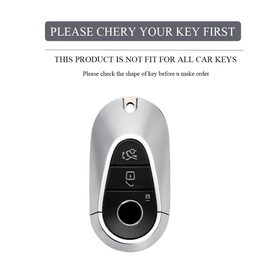 Tpu Car Key Case Cover For Mercedes Benz  C S Class W206 W223 S350 C260 C300 S400 S450 S500 Key Shell Protector Keychain